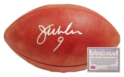 Jim McMahon Autographed Football