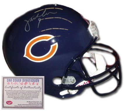 Jim McMahon Autographed Helmet- Replica