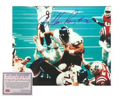 William Perry Autgraphed Photograph - Refrigerator 8x10 Super Bowl XX TD