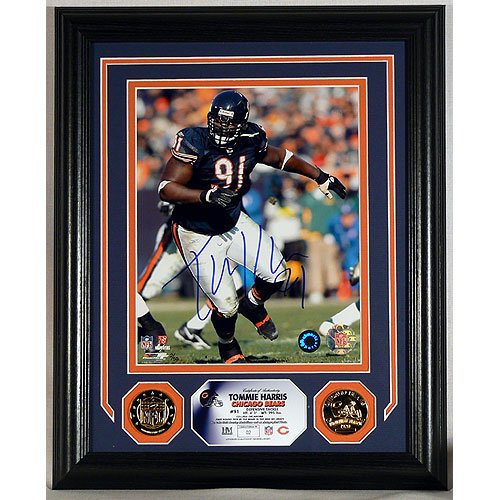 Tommie Harris Autographed Photo Mint