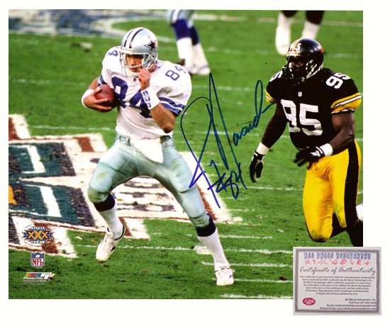 Autographed Jay Novacek Photo - 8x10 Super Bowl XXX