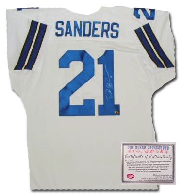 Deion Sanders Signed Jersey - Authentic