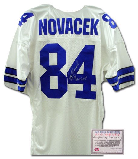 Jay Novacek Autographed Jersey - Authentic