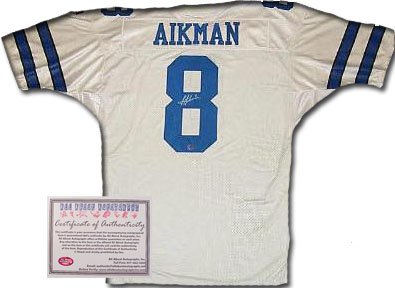 Troy Aikman Autographed Jersey - Authentic