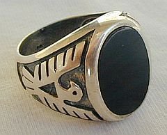 Silver man ring