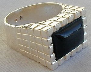 Onyx man ring-I