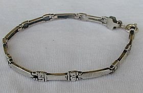Silver bracelet-D