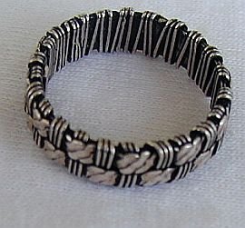 Hand made silver ring-A