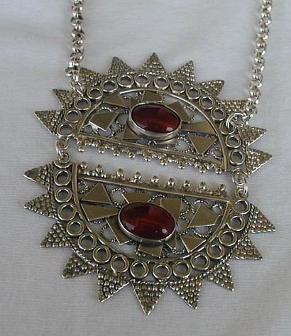 Maskit sun necklace