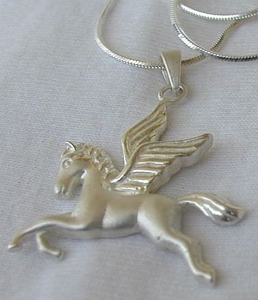 Pegasus pendant with a chain