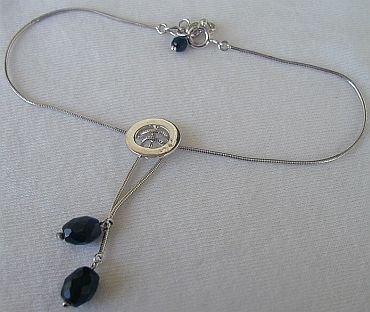 silver and black zircon