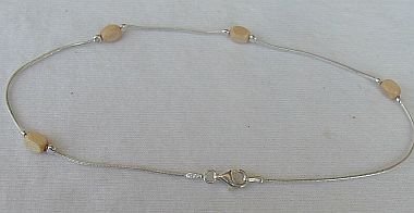 Wood anklet