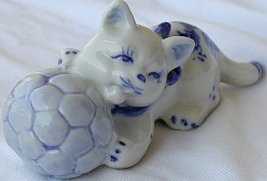 A footballer cat