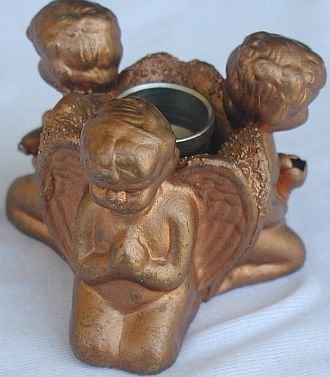 The angles candel holder