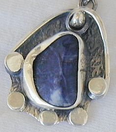 Natural lapis pendant-LH