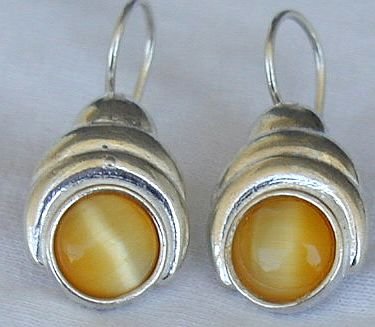 Deep yellow earrings