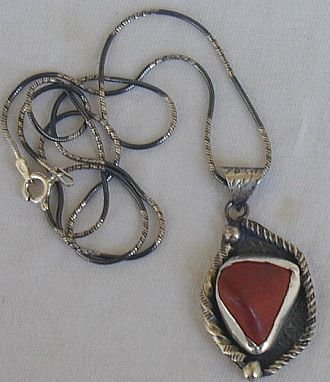 Blood stone pendant-G