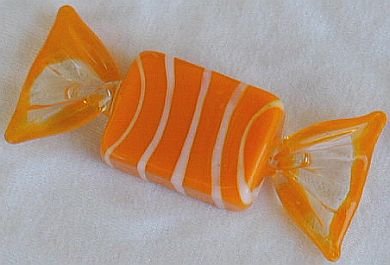 Orange candy miniature