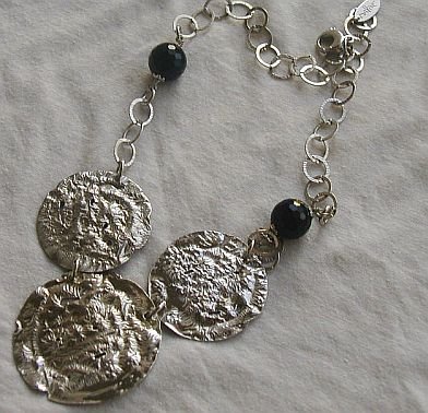 Armenian silver necklace-3rounds