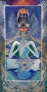 Artistic pisces zodiac sign poster