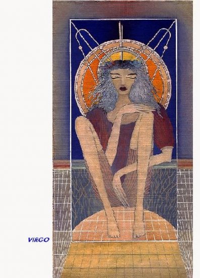 Artistic virgo zodiac signs posters