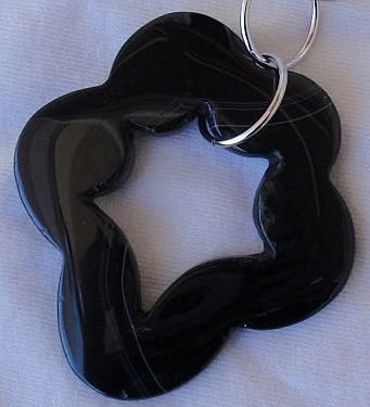 Italian oynx shape necklace