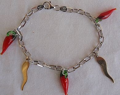 Red pepper morano bracelet