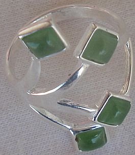 light green branch ring