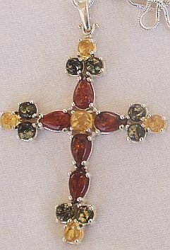Amber Cross-2.2inch