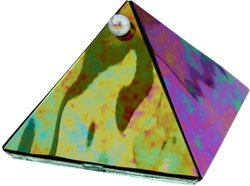 Black Diamond Glass Pyramid - 2 in. - Metaphysical