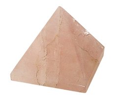 Rose Quartz Stone Pyramid Solid 25-30 mm Metaphysical