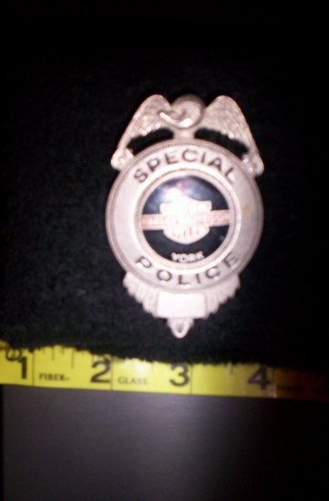 HARLEY DAVIDSON POLICE BADGE VINTAGE-