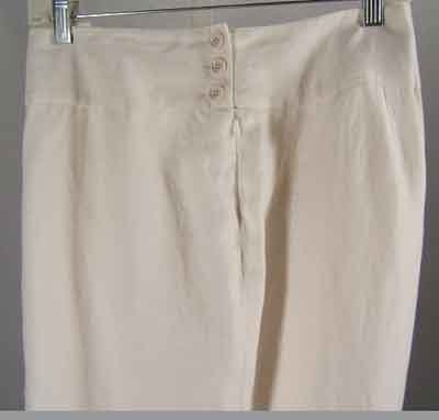 Ralph Lauren Linen Cream Pants Lined Plus Size 16W