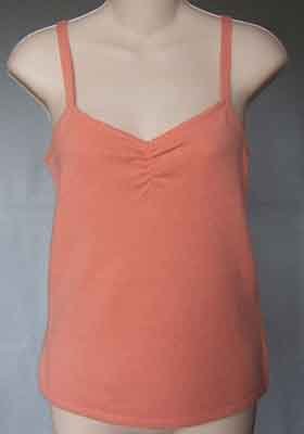 Magaschoni 100% Cashmere Shell Tank Top Peach Size M