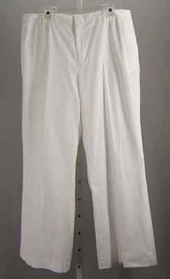 Ralph Lauren White Cotton Pants Size 16
