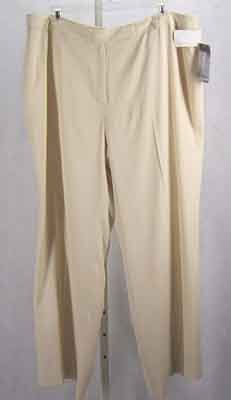 Anne Klein Lined Pants Trousers Birch Plus Size 24W
