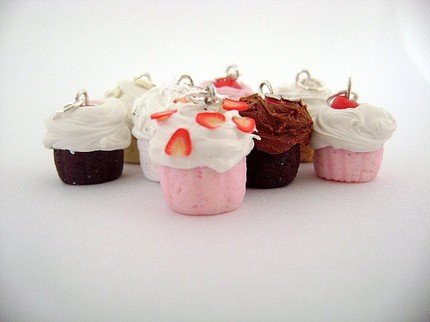 Scented Cupcake Charms