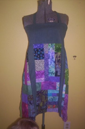 Random Patchwork Apron Top
