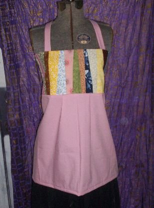Earth Mama Patchwork Apron Top