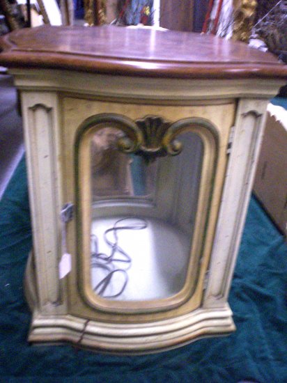 621 Antique Display Cabinet