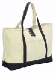 Canvas Boat Tote/Bag for Grocery Craft Tools Books