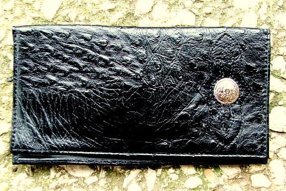 Men's Black Leather Billfold