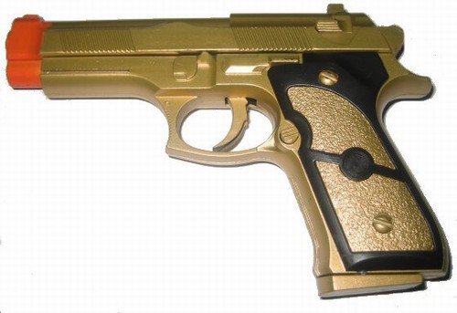 AK997 9mm Airsoft Pellet Gun - Gold