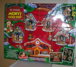Mr Christmas Disney Mickey's Mouse Animated Clock shop