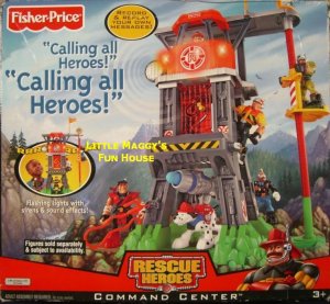 Fisher Price Rescue Heroes Command Center Playset NEW