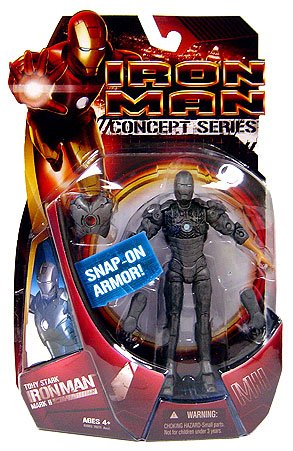 Movie Action Figure Tony Stark Iron Man Mark II Quick Change Concept