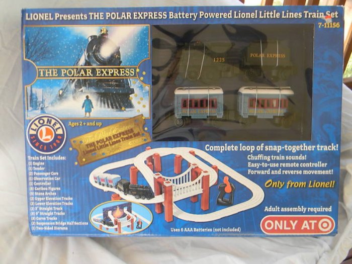 lionel little lines polar express train set
