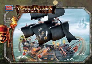 Mega Bloks - 1017 - Pirates of the Caribbean 2 - Dead Man's Chest - Black Pearl NEW