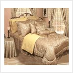 Gold Bedding Ensemble-30 piece #38599