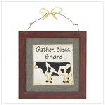 Country Blessings Plaque #39183